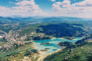 The Blue-Red route panoramic flight - SplitAir
